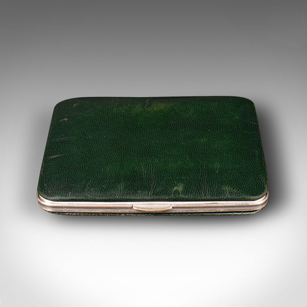 Antique Business Card Case, English, Leather, Wallet, After Asprey, Edwardian