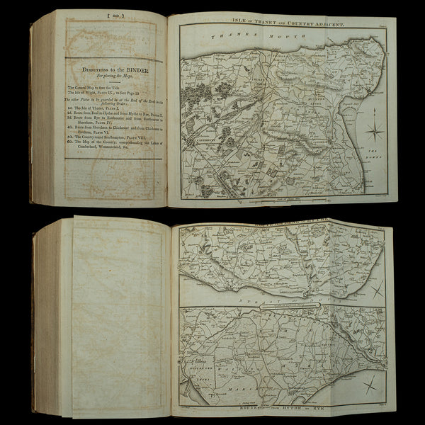 Antique Paterson's Guide to Britain, English, Maps, Georgian, Published 1811