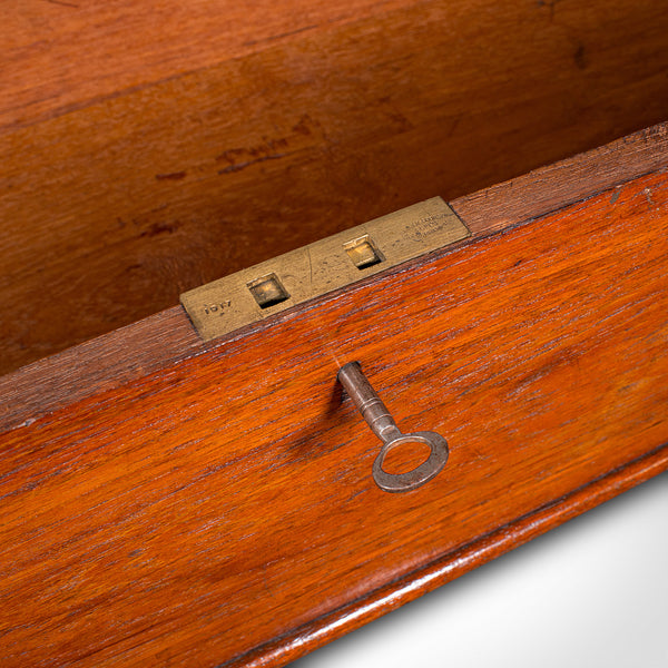 Large Antique Under Bed Storage Chest, English, Walnut, Country House, Victorian