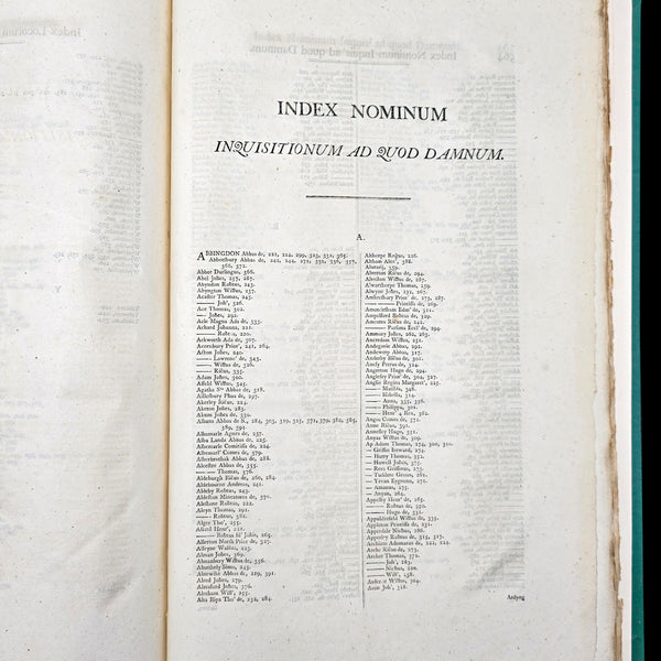 Large Antique Reference Book, Public Record, Latin, House of Commons, Georgian