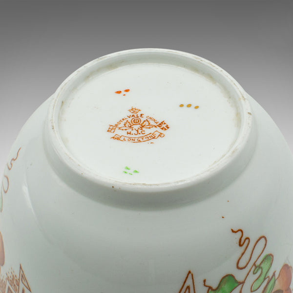 Vintage Bonbon Bowl, English, Ceramic, Confectionary, Sugar Dish, Art Deco, 1940