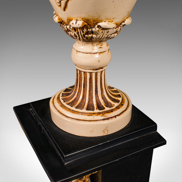 Vintage Romanesque Table Lamp, Continental, Side Light, Classical Taste, C.1970