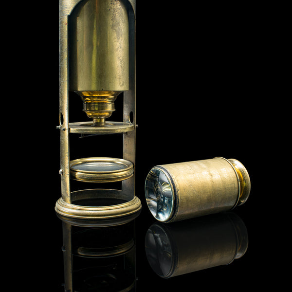 Antique Student's Field Microscope, English, Scientific Interest, Edwardian