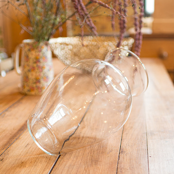 Vintage Storm Jar Light, Swedish, Glass, Hurricane Vase, Candle Holder, C.1960