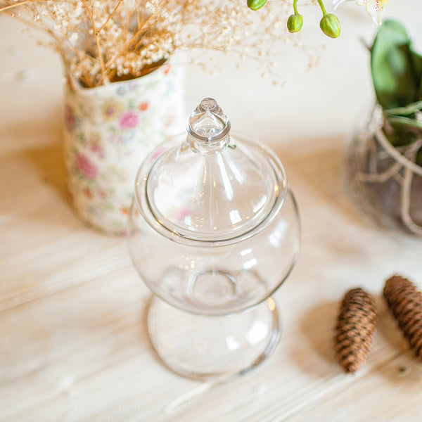 Vintage Shop's Confectionery Jar, English, Glass, Gumball, Display, Mid Century