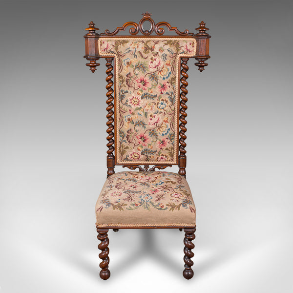 Antique Rector's Prie-Dieu Chair, English, Ecclesiastical Prayer Seat, Regency