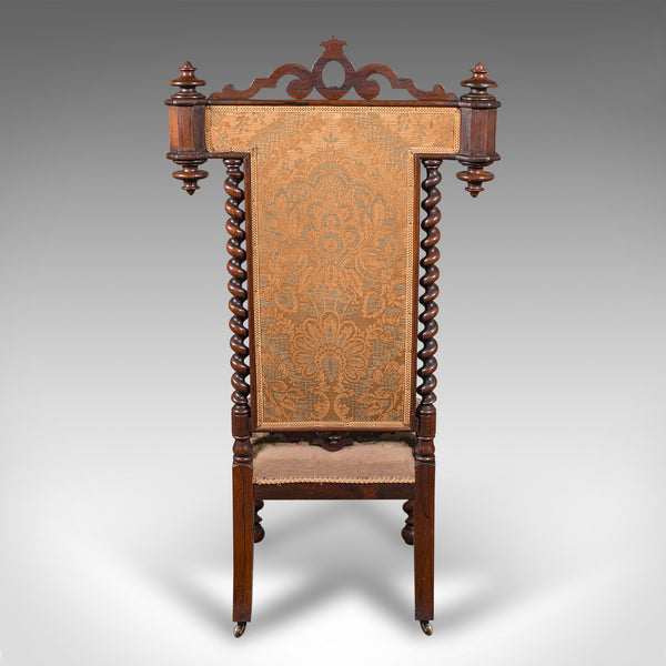 Antique Rector's Prie-Dieu Chair, English, Ecclesiastical Prayer Seat, Regency