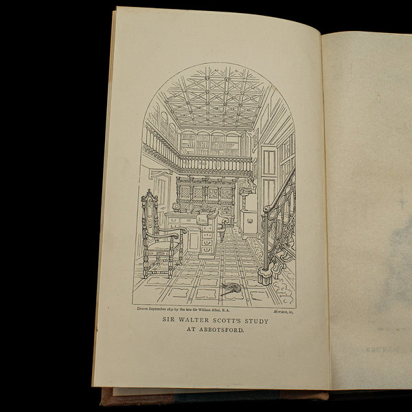 Antique 4 Vols, Waverley Novels, Walter Scott, Scottish, Literary Set, Victorian