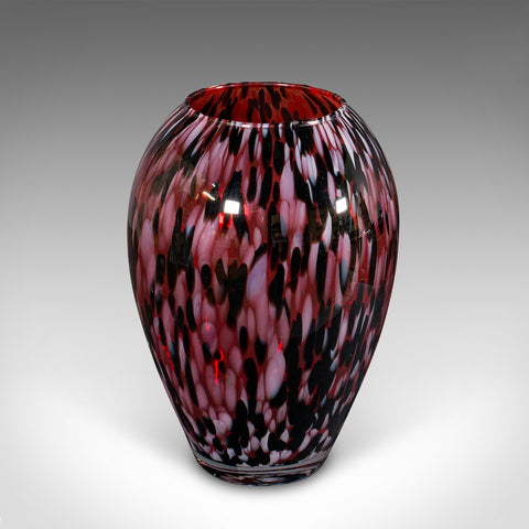 Large Vintage Display Vase, Italian, Art Glass, Flower Urn, Murano, Circa 1970