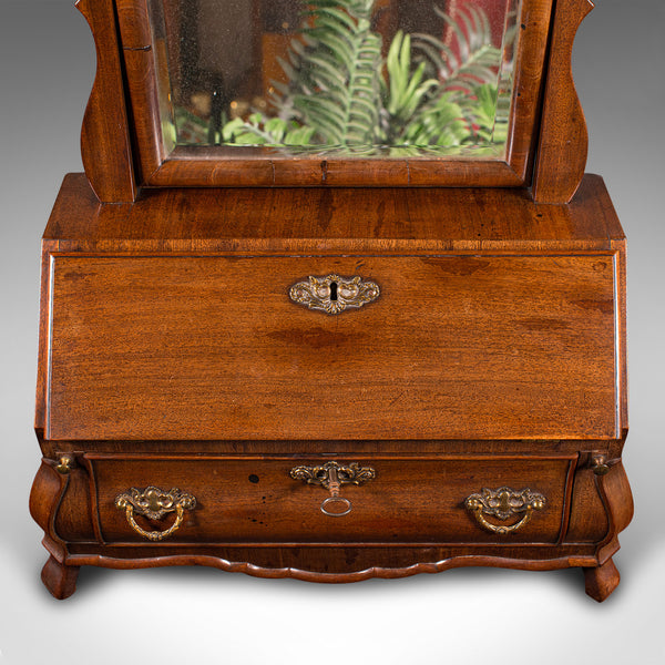 Antique Bureau Mirror, English, Dressing Table, Boudoir, Georgian, Circa 1800