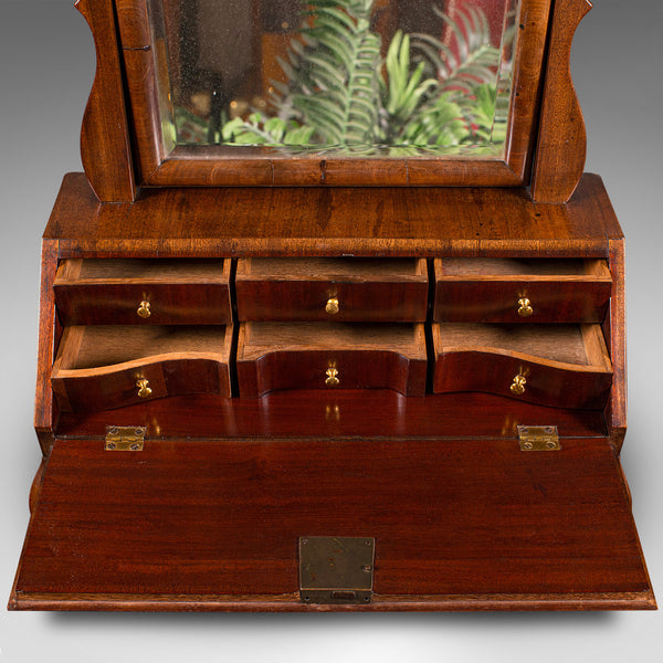 Antique Bureau Mirror, English, Dressing Table, Boudoir, Georgian, Circa 1800