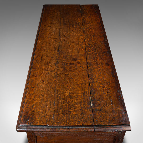 Large Antique Mule Chest, English, Carved Oak, Coffer, William III, Circa 1700