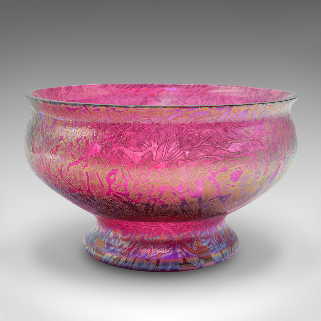 Fuchsia Pink Art Deco Bowl, Rare MCM Pink Bowl, Vintage German offers Bowl