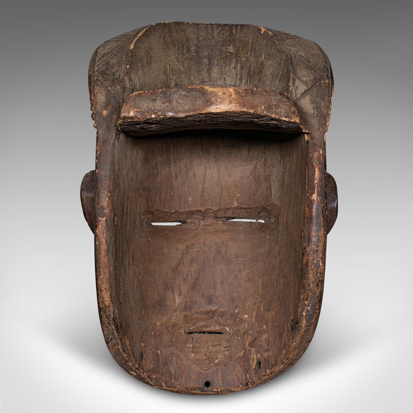 Antique Chokwe Mask, Central African, Carved Hardwood, Tribal, Victorian, C.1900