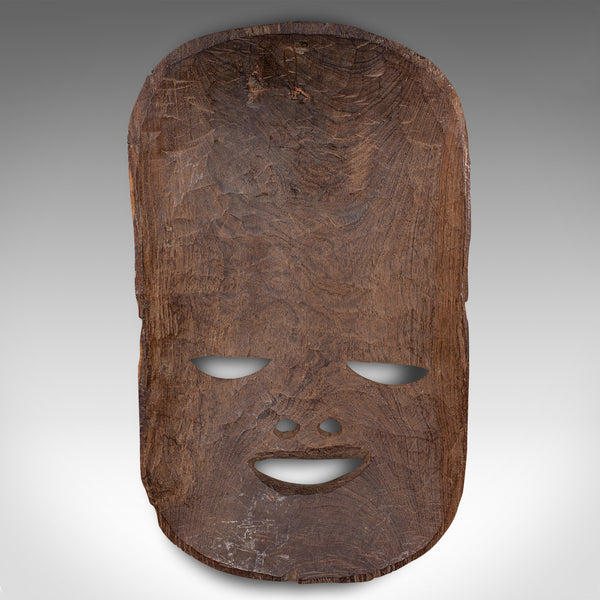 Large Vintage Display Mask, African, Ironwood, Hand Carved, Ceremonial, Tribal