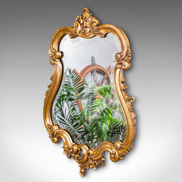 Antique Baroque Wall Mirror, French, Giltwood, Vanity, Hallway, Edwardian, 1910