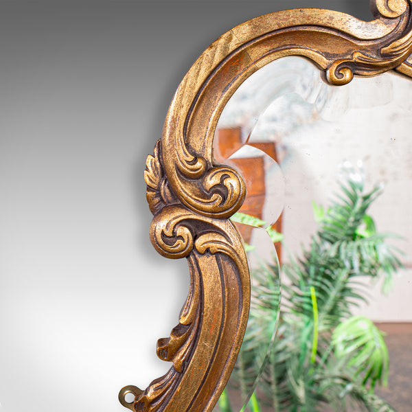 Antique Baroque Wall Mirror, French, Giltwood, Vanity, Hallway, Edwardian, 1910