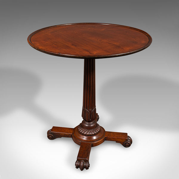 Small Antique Wine Table, English, Lamp, Side, Serving, William IV, Circa 1835