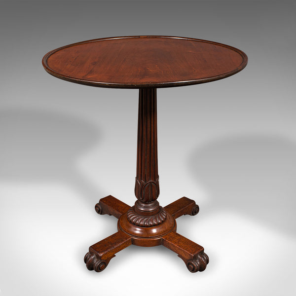 Small Antique Wine Table, English, Lamp, Side, Serving, William IV, Circa 1835