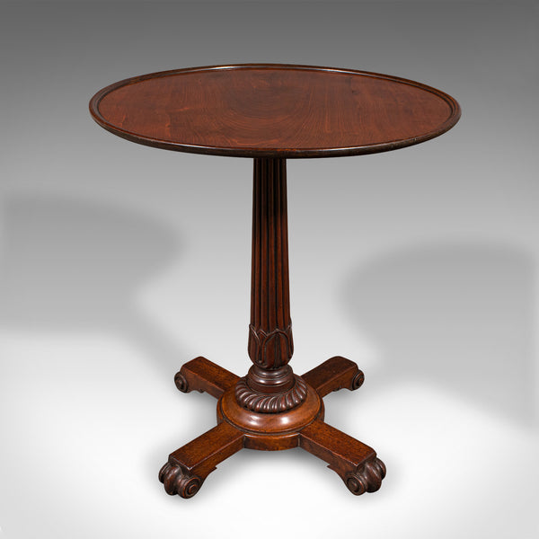 Small Antique Wine Table, English, Lamp, Side, Serving, William IV, Circa 1835