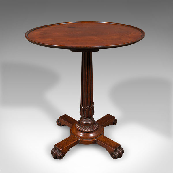 Small Antique Wine Table, English, Lamp, Side, Serving, William IV, Circa 1835