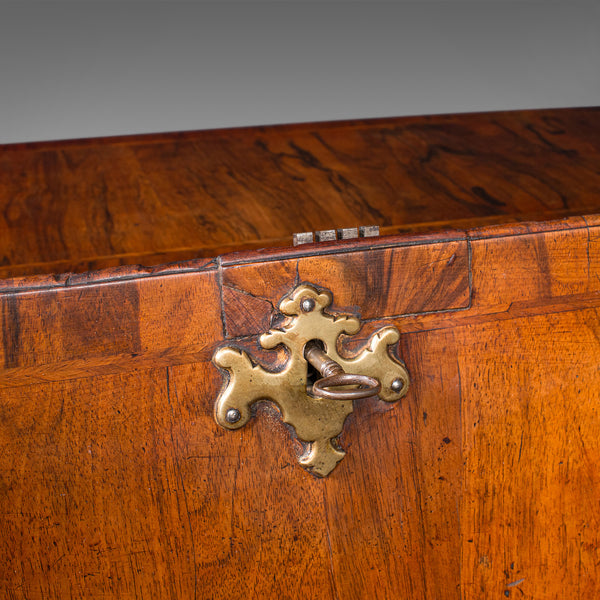 Antique Gentleman's Bureau, English, Walnut, Writing Desk, Secretaire, Georgian