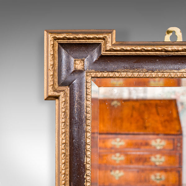 Small Antique Vanity Mirror, English, Gilt Gesso, Hall, Neoclassical, Victorian