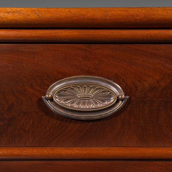 Antique Chest of Drawers, English, Storage, Cot Drawer, Neoclassical, Victorian