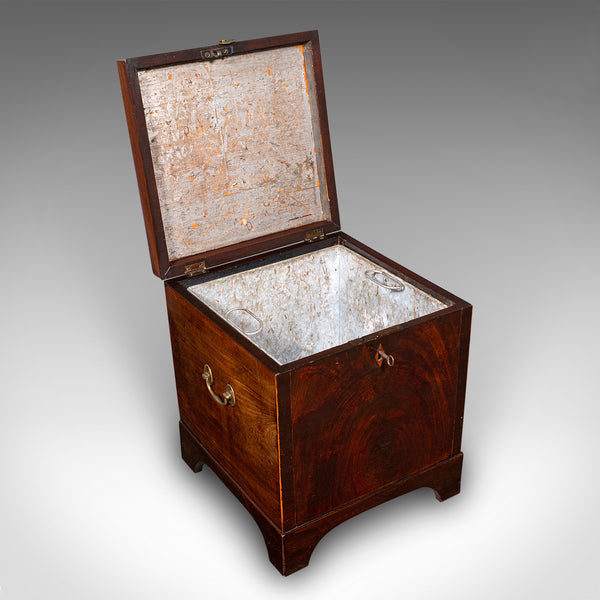 Antique Cellarette, English, Wine Cellar, Fireside Store, Blanket Box, Georgian