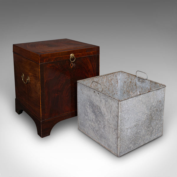 Antique Cellarette, English, Wine Cellar, Fireside Store, Blanket Box, Georgian