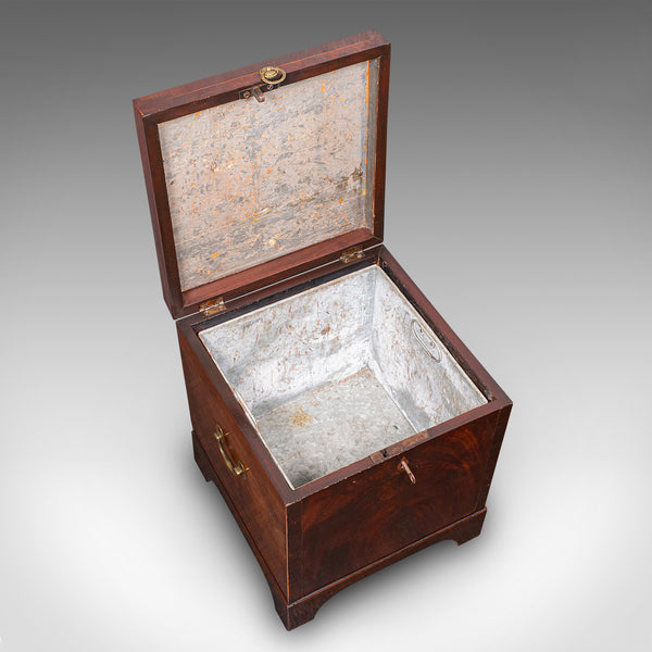 Antique Cellarette, English, Wine Cellar, Fireside Store, Blanket Box, Georgian