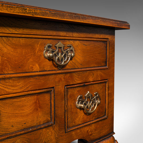 Vintage Georgian Revival Side Table, English, Walnut, Lowboy, Reception, Hallway