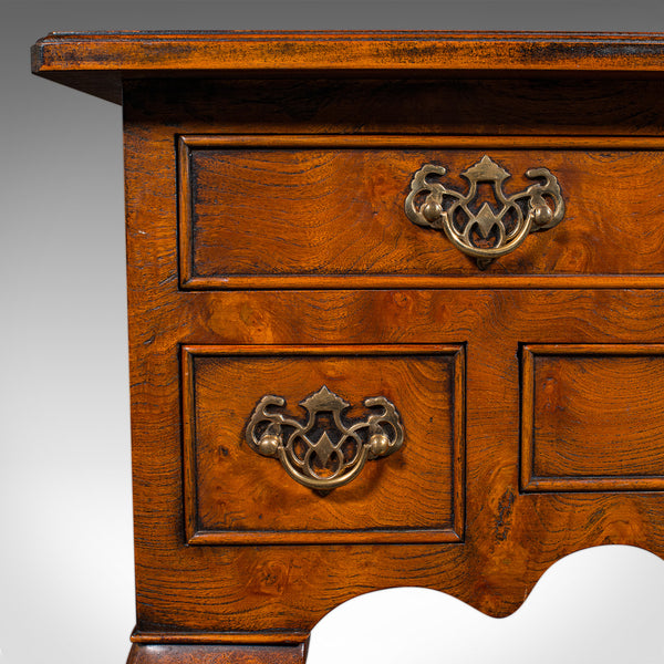 Vintage Georgian Revival Side Table, English, Walnut, Lowboy, Reception, Hallway