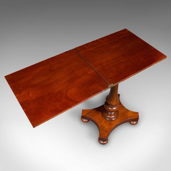 Antique Calligrapher's Extending Table, English, Cantilever, Chairside, Regency