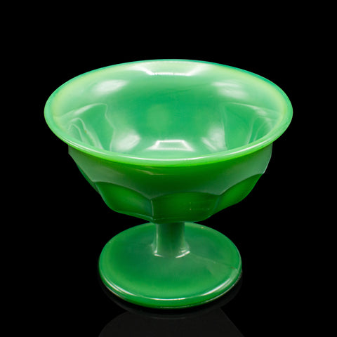 Small Vintage Ice Cream Bowl, English, Glass, Dessert Dish, Art Deco, Circa 1930