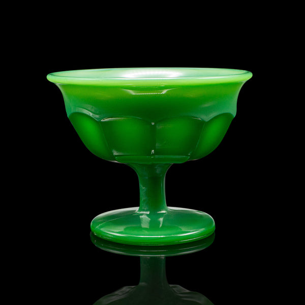 Small Vintage Ice Cream Bowl, English, Glass, Dessert Dish, Art Deco, Circa 1930