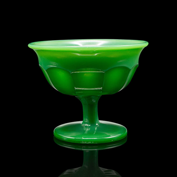 Small Vintage Ice Cream Bowl, English, Glass, Dessert Dish, Art Deco, Circa 1930