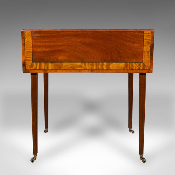 Antique Pembroke Table, English, Drop Leaf, Occasional, Tea, Regency, Circa 1820