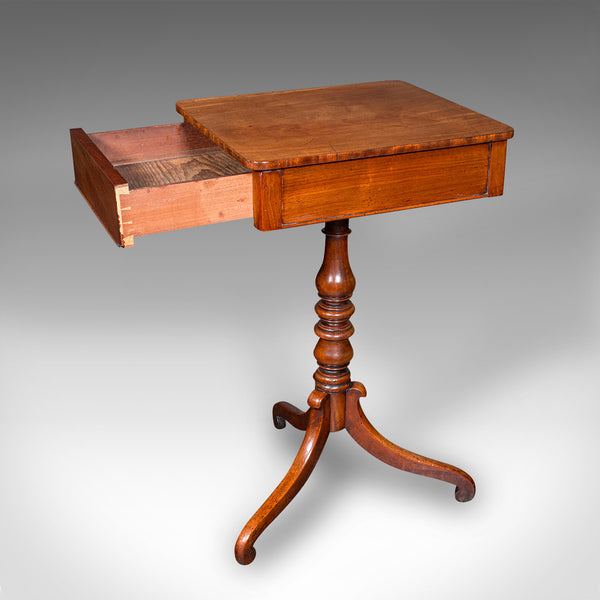 Small Antique Wine Table, English, Side, Occasional, Lamp, Regency, Circa 1820