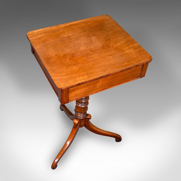 Small Antique Wine Table, English, Side, Occasional, Lamp, Regency, Circa 1820