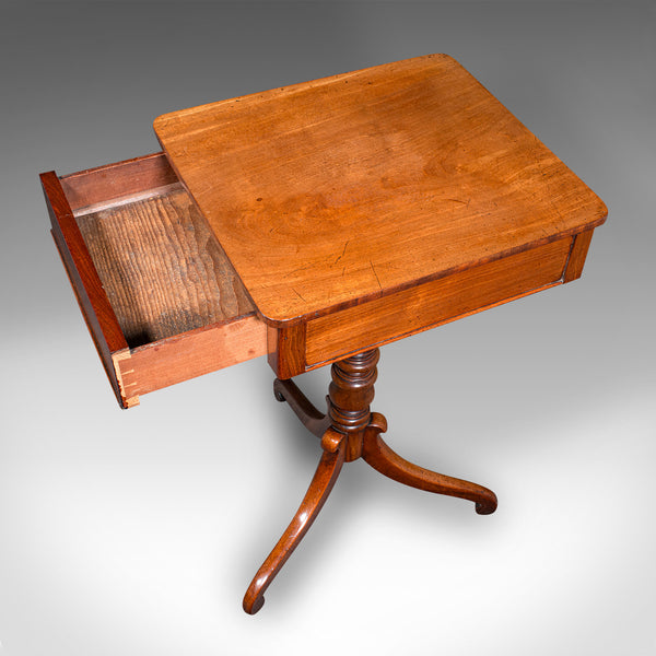 Small Antique Wine Table, English, Side, Occasional, Lamp, Regency, Circa 1820