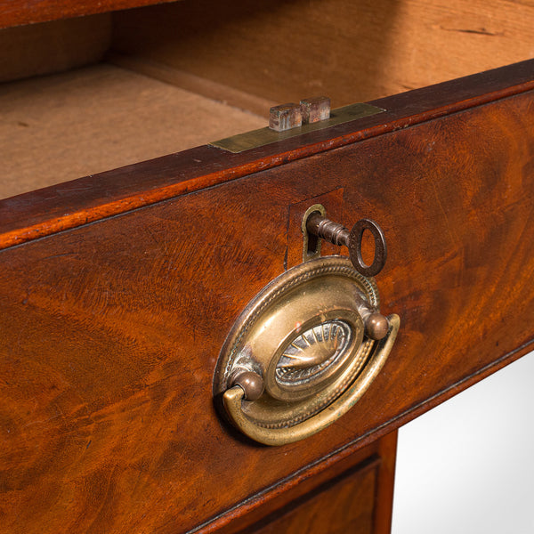 Antique English Tallboy, Chest of Drawers, Victorian Walnut, Flame, Circa 1850