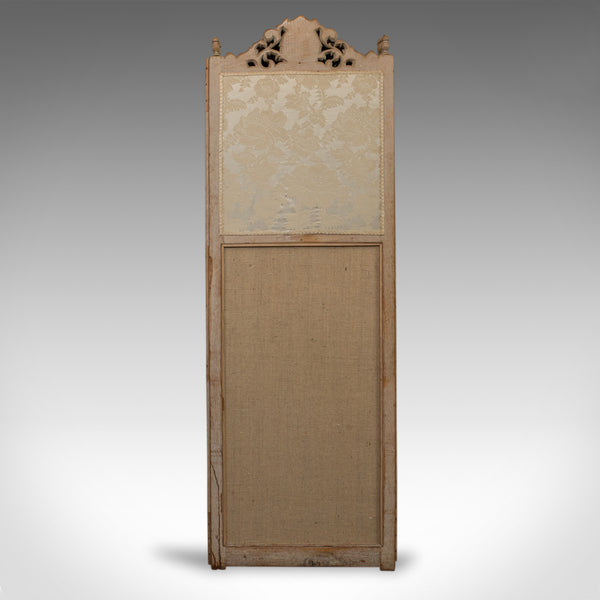 Antique Victorian Screen, English, Limed Oak, Cane, Room Divider, Wall Panel - London Fine Antiques