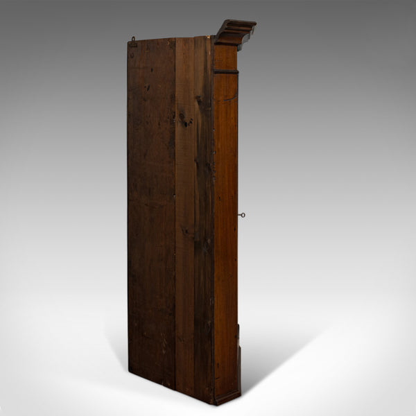 Antique Corner Cabinet, English, Walnut, Mahogany, Wall, Cupboard, Georgian - London Fine Antiques