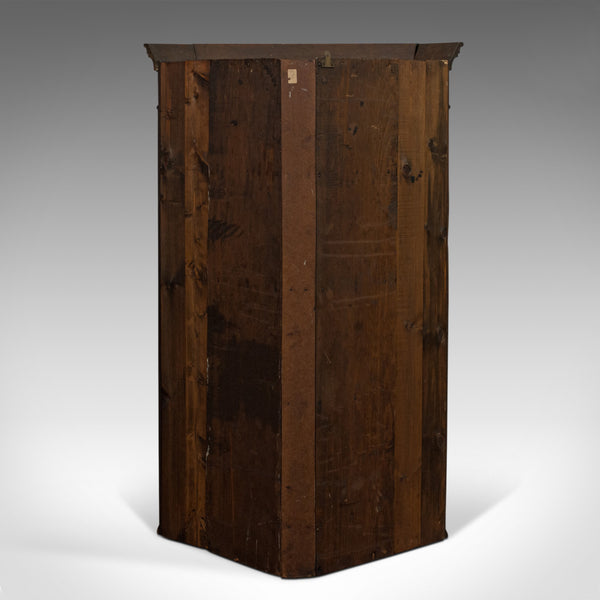 Antique Corner Cabinet, English, Walnut, Mahogany, Wall, Cupboard, Georgian - London Fine Antiques