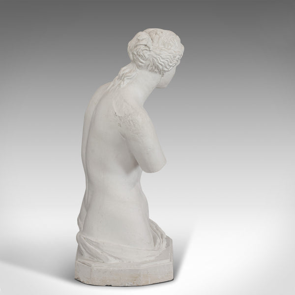 Large, Vintage Female Bust, English, Plaster, Venus De Milo, Classical Taste - London Fine Antiques