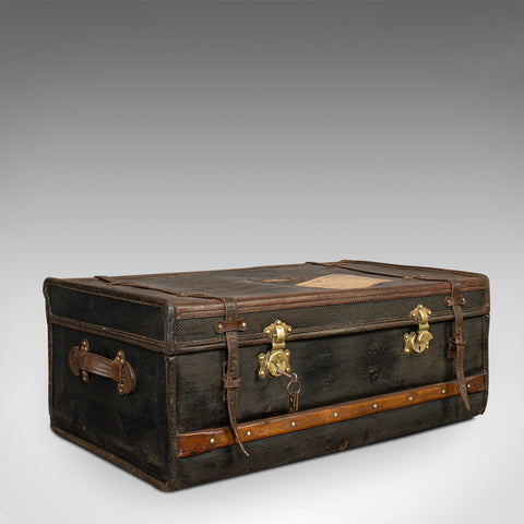 Antique Captain's Uniform Travel Case, English, Shipping, Suitcase, Victorian - London Fine Antiques