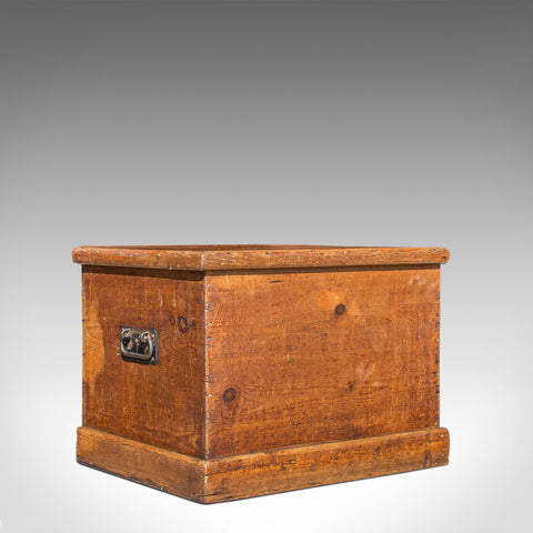 Antique Carriage Chest, English, Blanket Trunk, 19th Century, Circa 1850 - London Fine Antiques