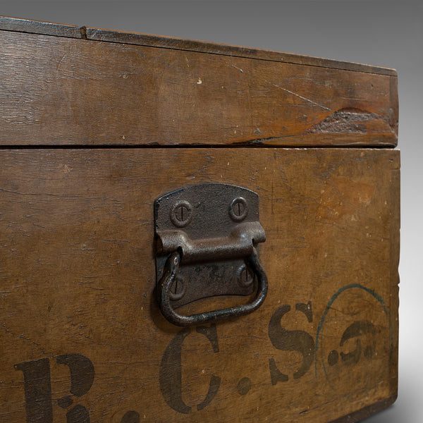 Antique Merchant's Tool Chest, Canadian, Mahogany, Trunk, Victorian, C.1900