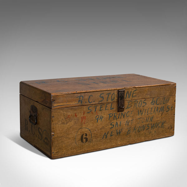 Antique Merchant's Tool Chest, Canadian, Mahogany, Trunk, Victorian, C.1900